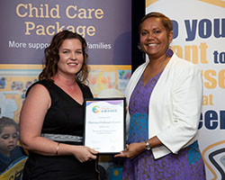 Innovative Practice Finalist with Minister - Murraya