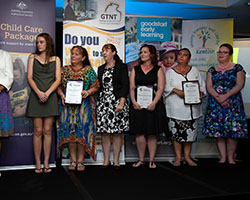 Innovative Practice Finalists with Minister