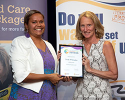 Outstanding educator Finalist with Minister - Trish Whitaker